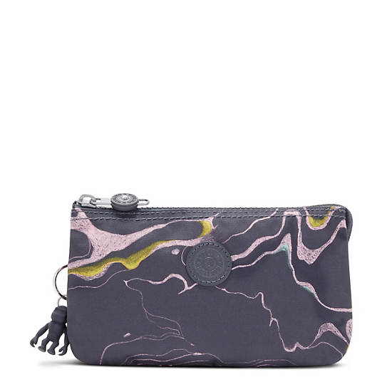 Kipling Creativity Large Printed Pouch Väska Grå | SE 1121XY